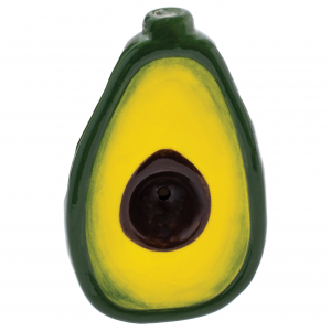 3.5"Avacado Ceramic Pipe - Wacky Bowlz [CP108]